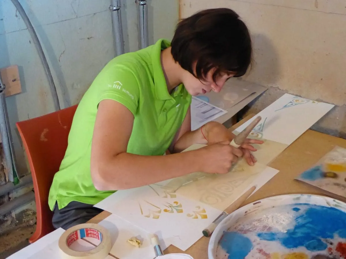 Impressionen vom Denkmalcamp der Maler-Azubis in Rumänien 2021