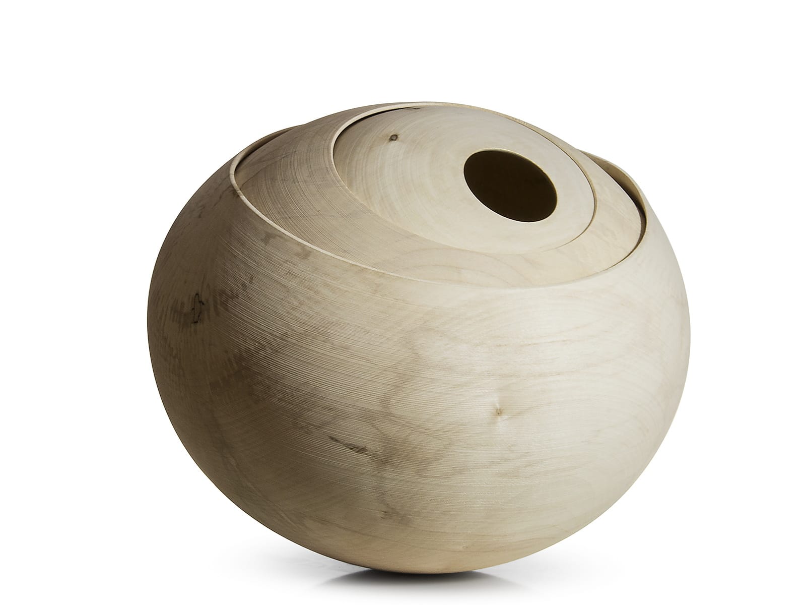 Kunstobjekt aus Bergahornholz