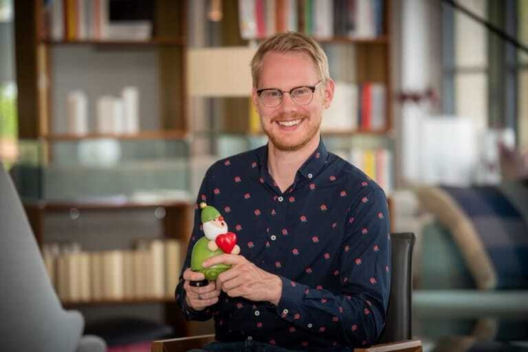Frederic Günther, Geschäftsführer des Verbandes Erzgebirgischer Kunsthandwerker und Spielzeughersteller