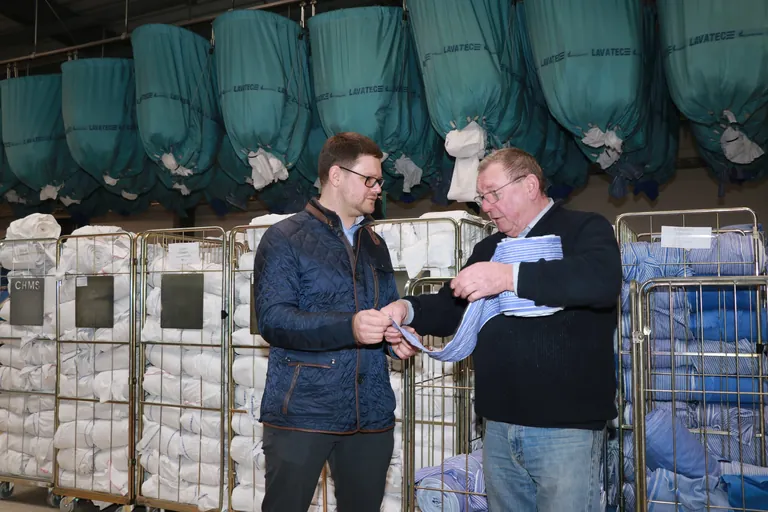 Joachim Krause in der Trocknung