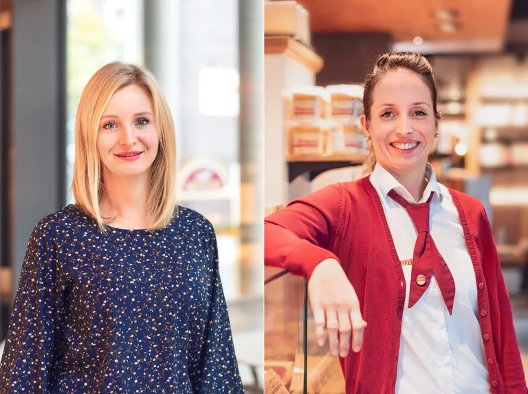 Ann-Kathrin Siegers und Franziska Hafermalz