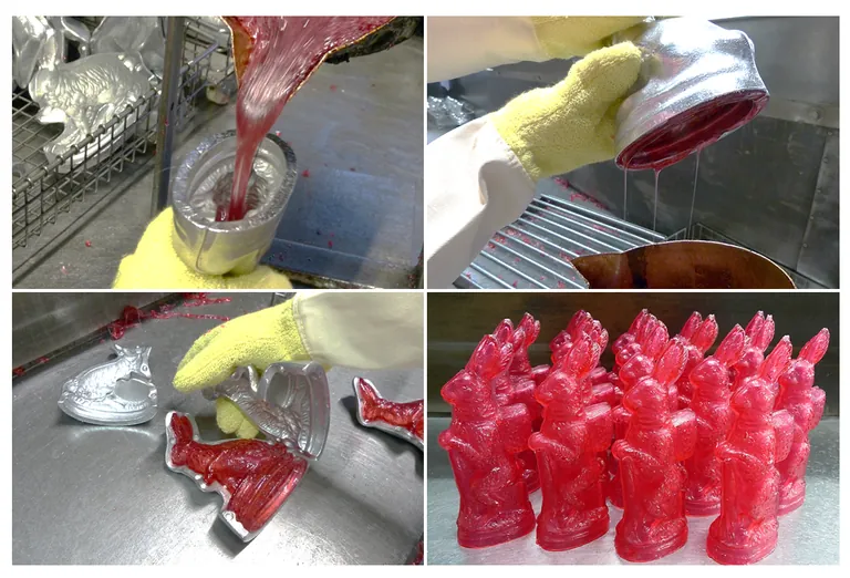 Herstellung Zuckerhase