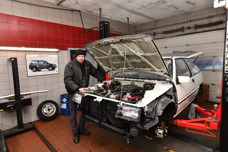 in der Kfz-Werkstatt