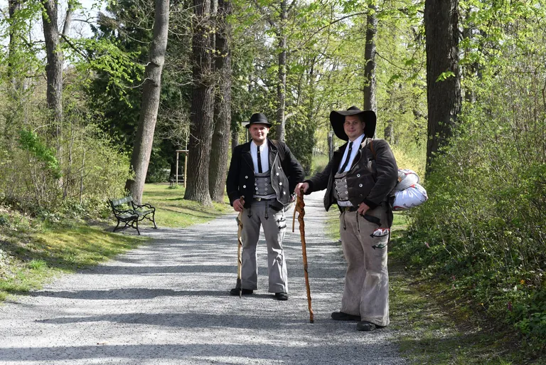 Zwei Gesellen auf der Walz