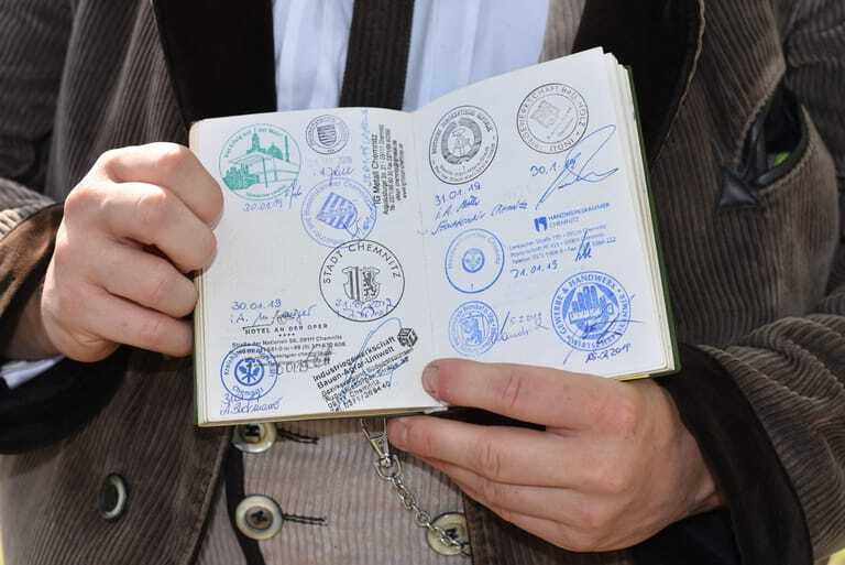 Stempel im Wanderbuch