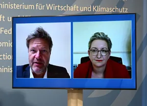 Robert Habeck und Klara Geywitz