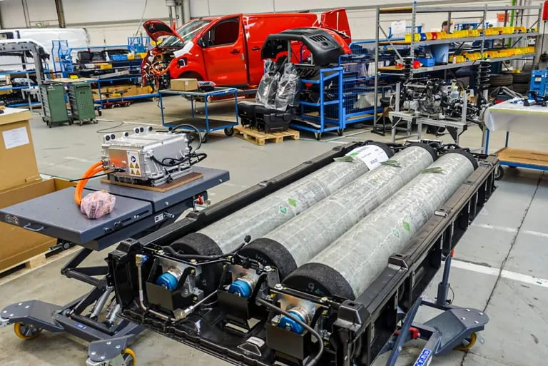 Opel Vivaro-e Hydrogen Montage