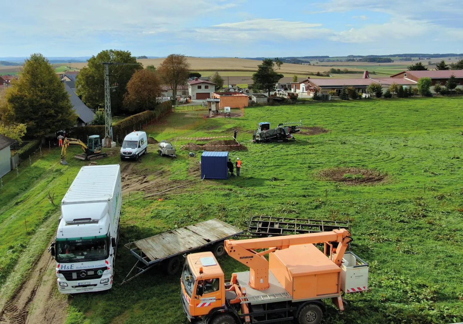 Rohre verlegen ohne Graben: Wie das funktioniert