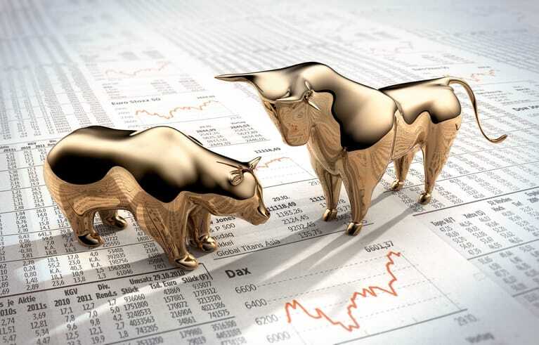 DAx, Börse, Bulle und Bär