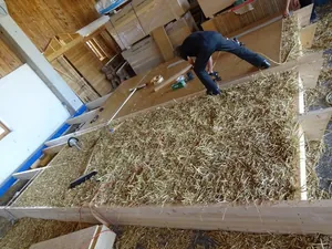 Stroh als D&auml;mmstoff