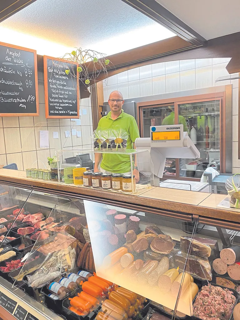 J&uuml;rgen Kr&ouml;n in seiner nun geschlossenen Metzgerei in N&uuml;rnberg.