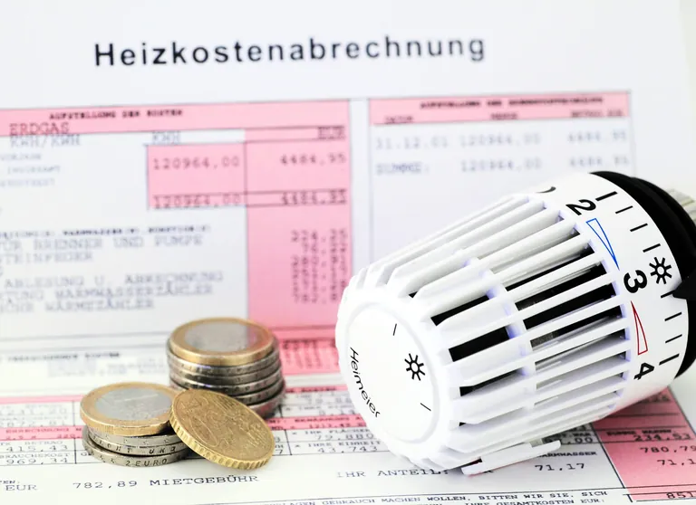 Heizkostenabrechnung und Heizungsthermostat