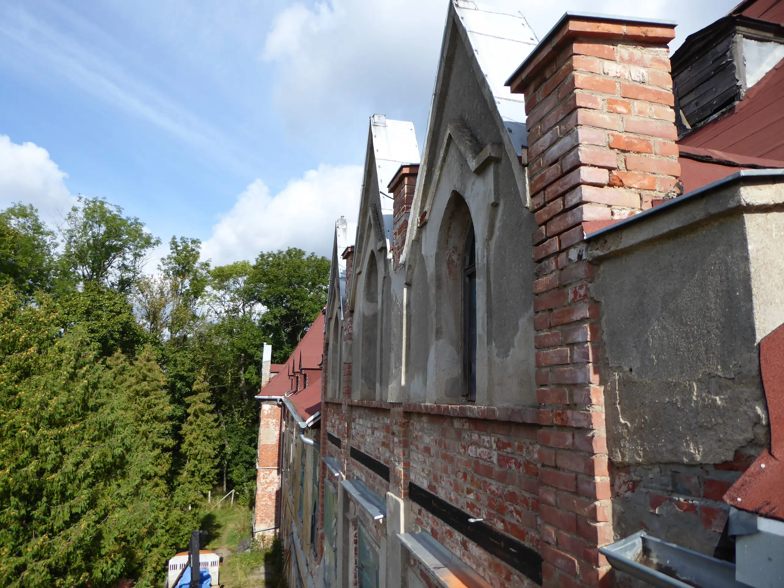 Außenfassade von Schloss Steinort