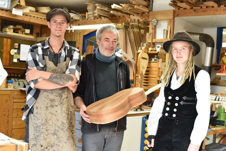 .): Ron Zenk, Hermann Gr&auml;fe, Franzi