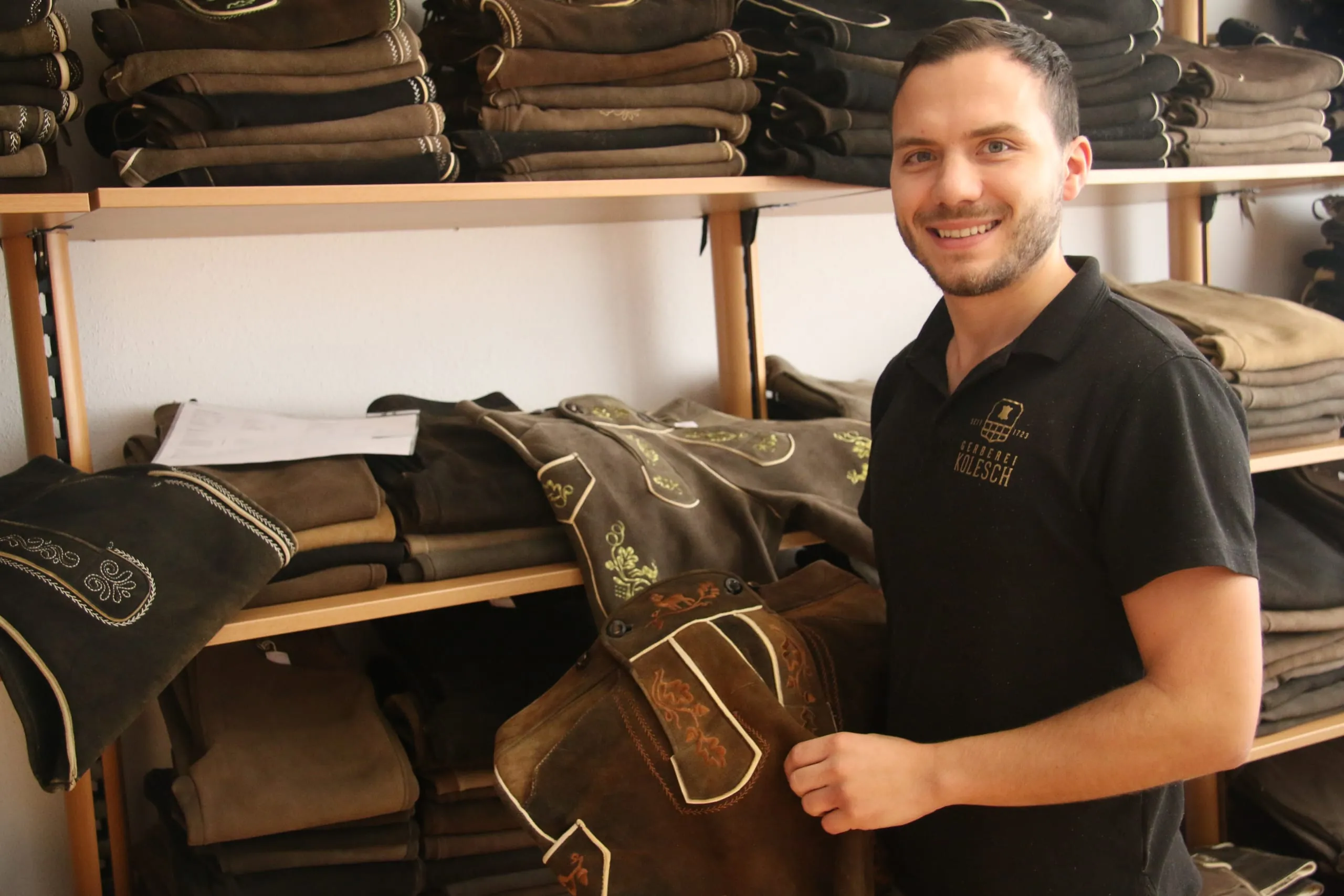 Altsämisch Gerben bei der Gerberei Kolesch