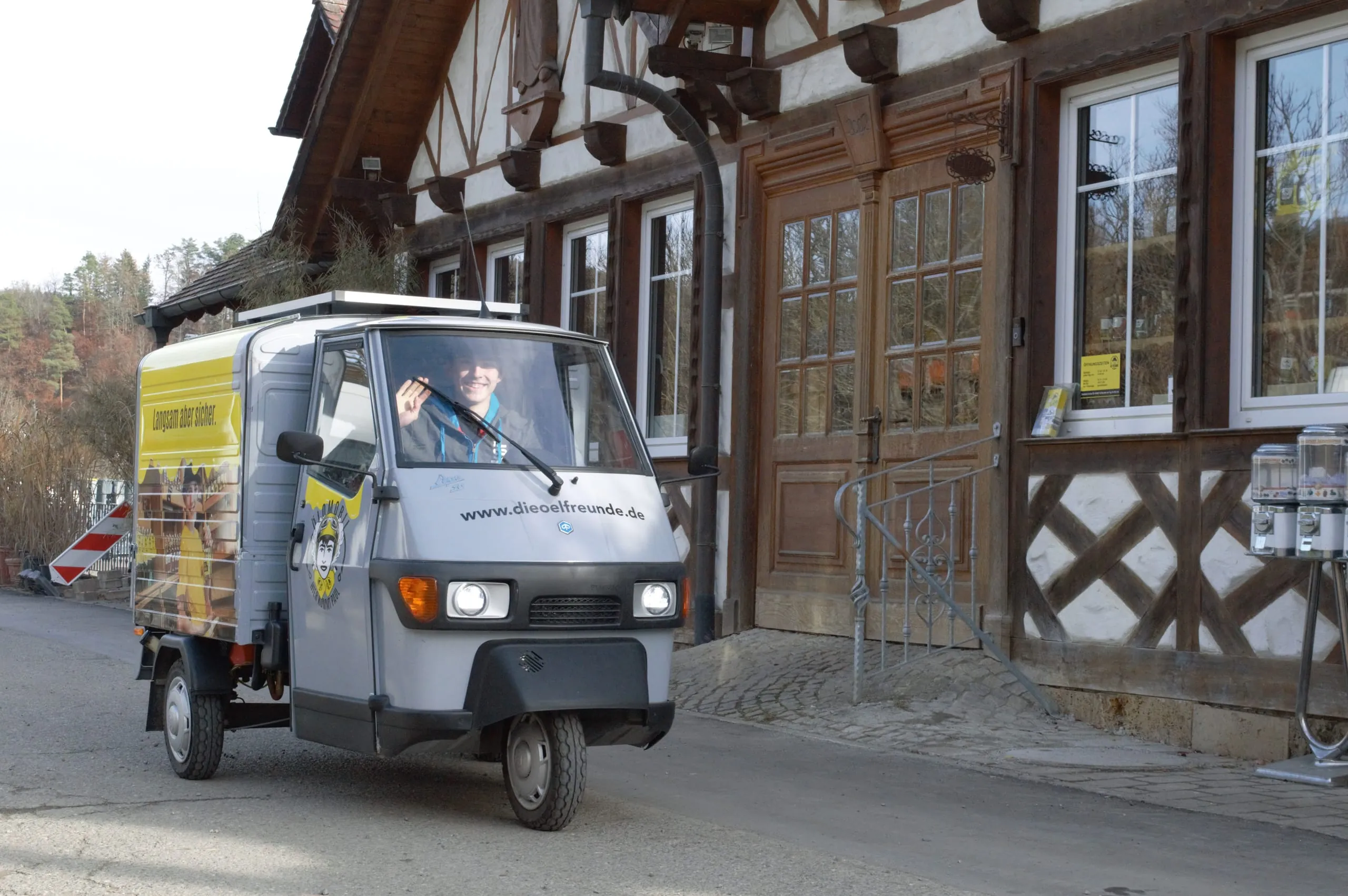 Paul Belthle in der Ape