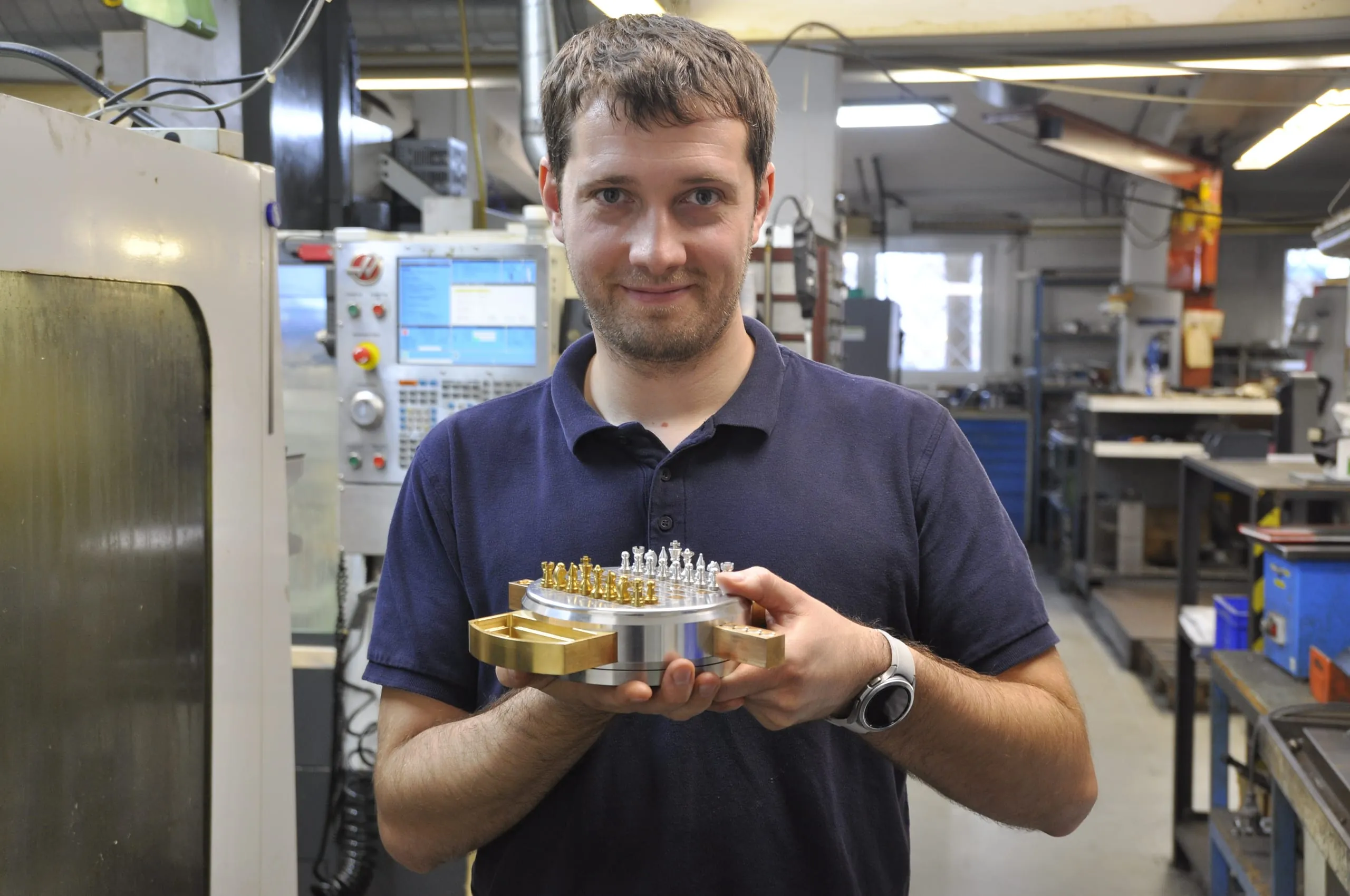 Sein Meisterstück ist ein Schachspiel der besonderen Art