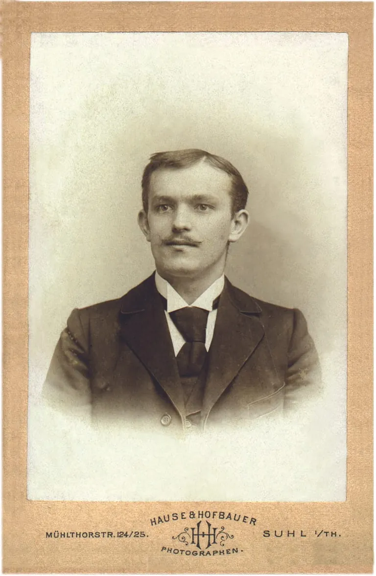 Historisches Foto von Alfred Ziegenhahn