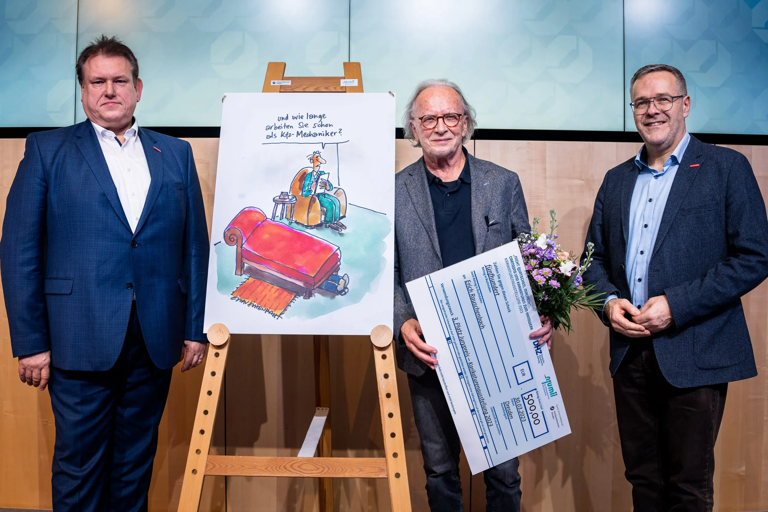 Karikaturen und Cartoons zum Handwerk