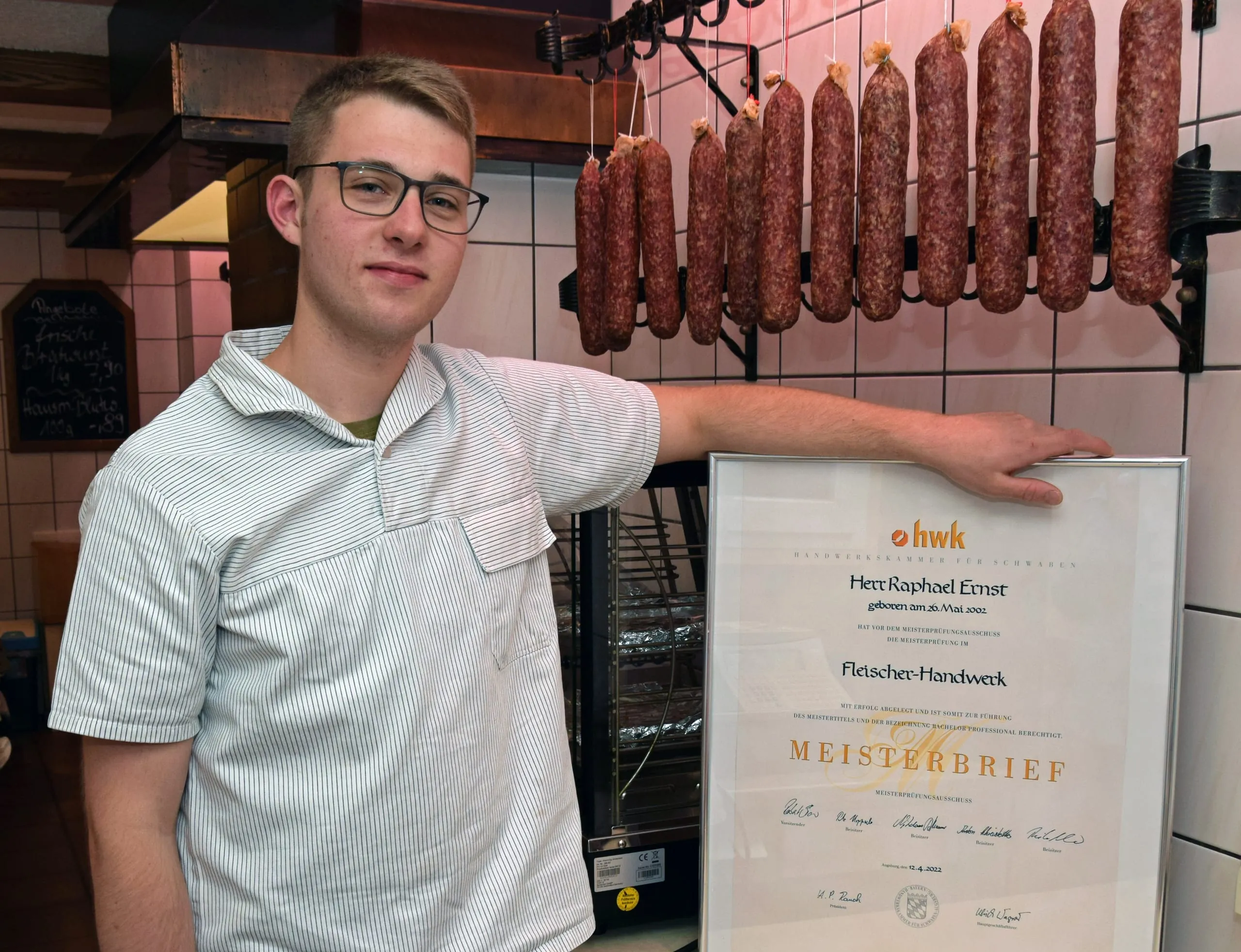 Fleischermeister über Jobwahl: "Gab keine blöden Sprüche"