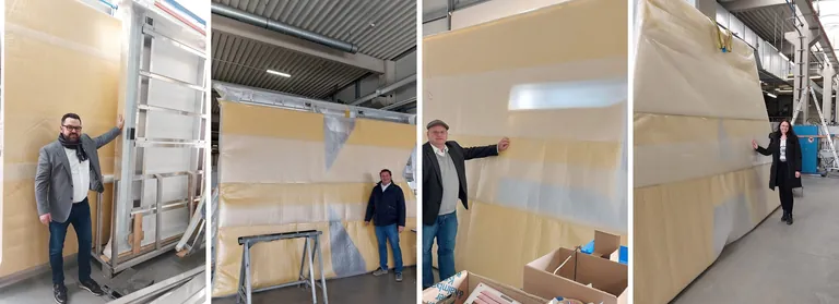 4 Fotos von vier Buchstaben