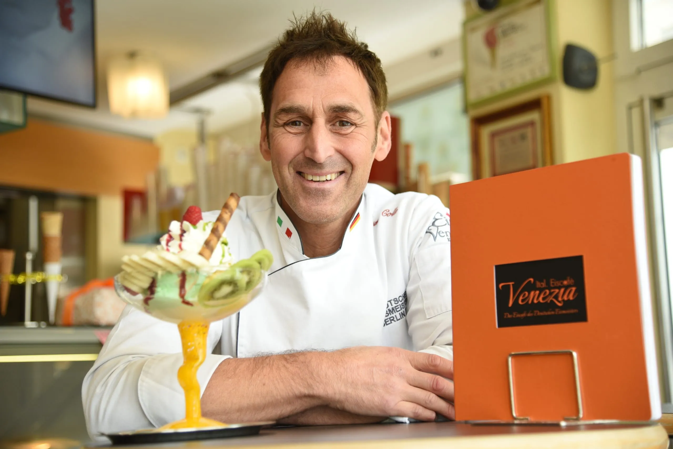 Ein meisterhafter Eismacher und Optimist