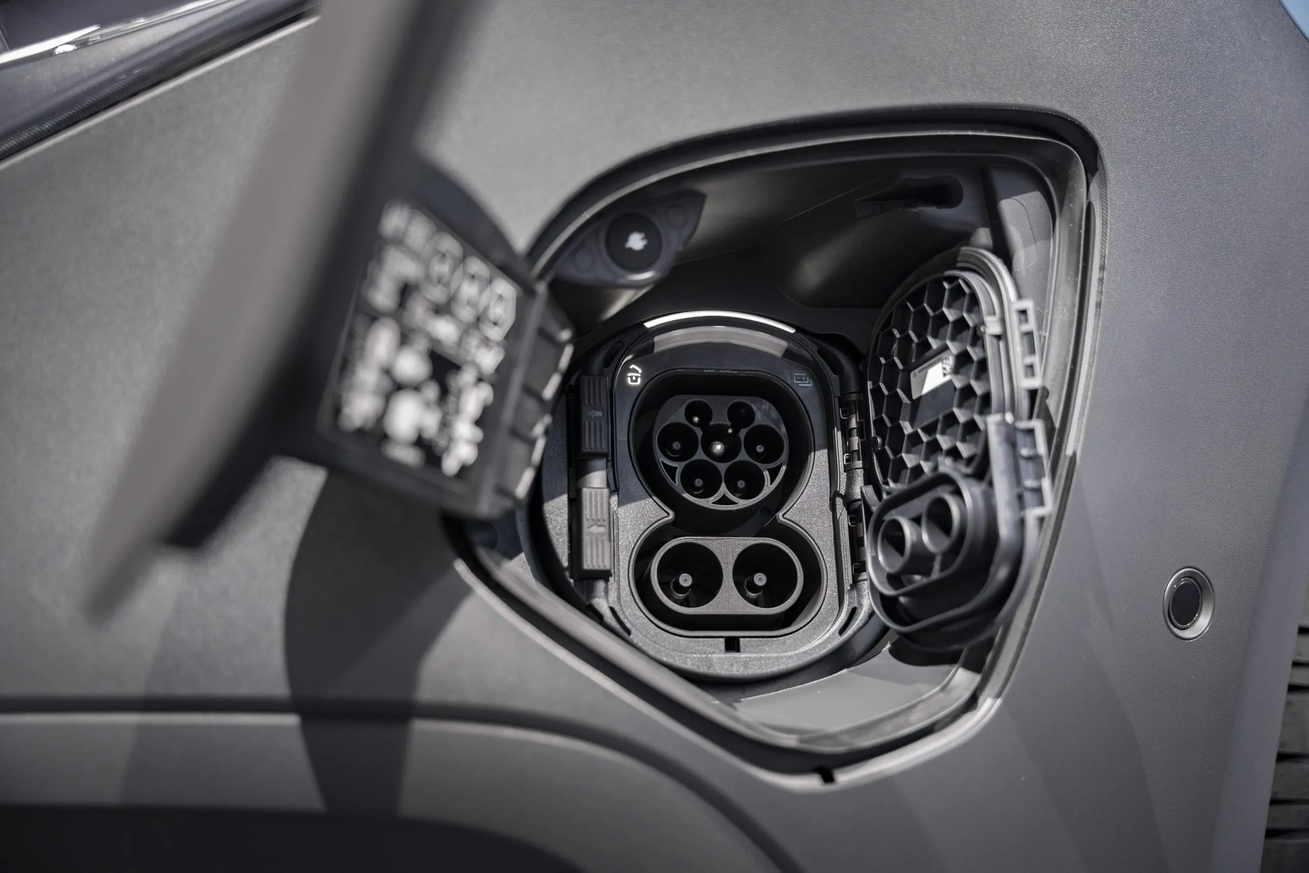 Ladeklappe des Mercedes-Benz eVitos