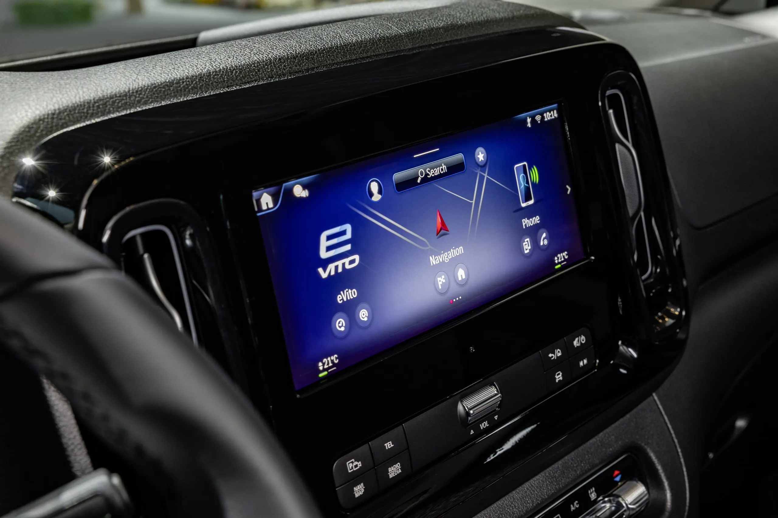 Mercedes-Benz eVito MBUX-System