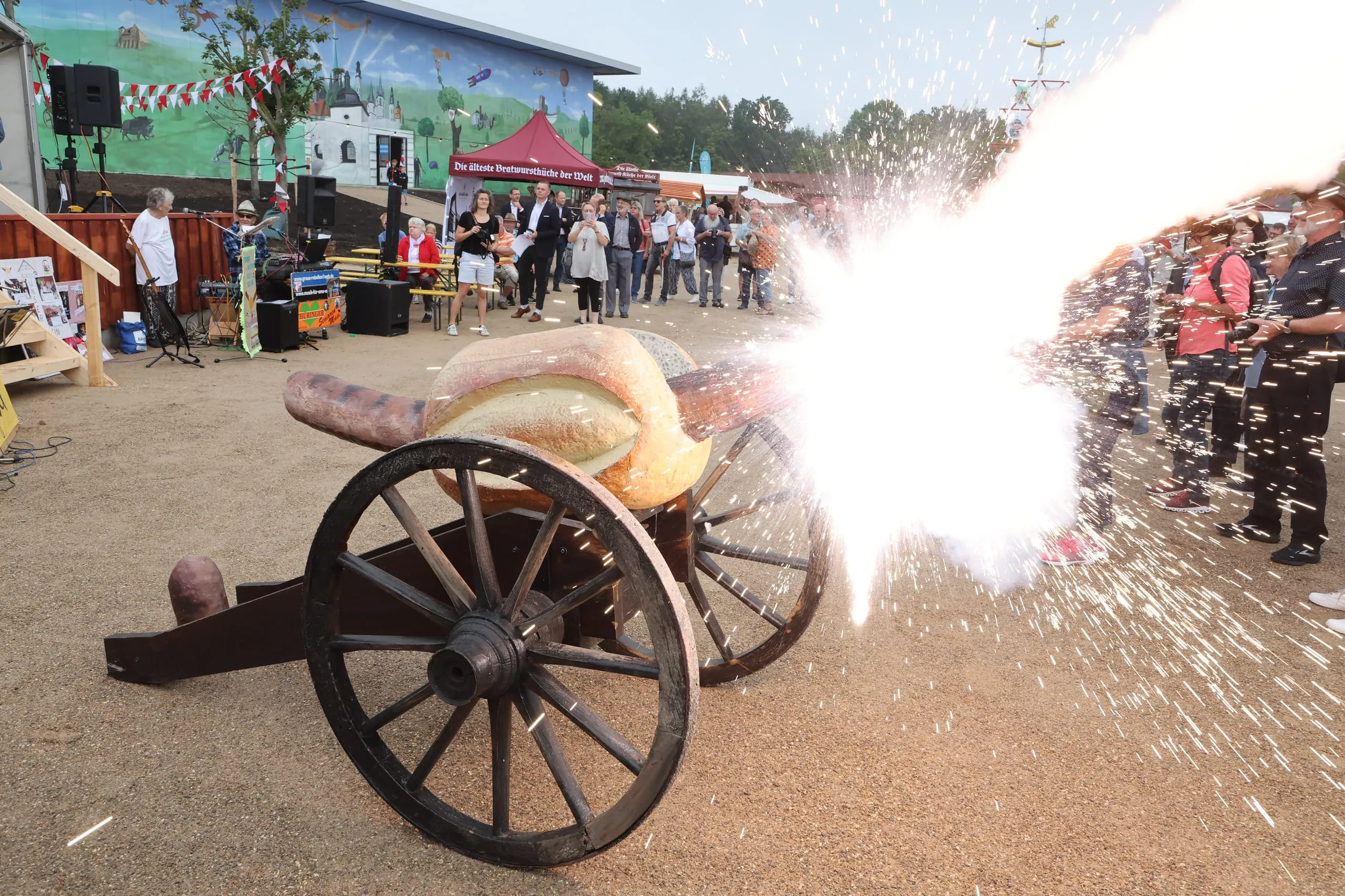 4 Hektar für die Thüringer: Bratwurstmuseum neu eröffnet