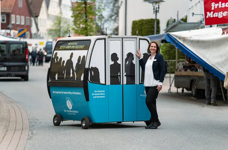 H&ouml;rgondel auf Markt