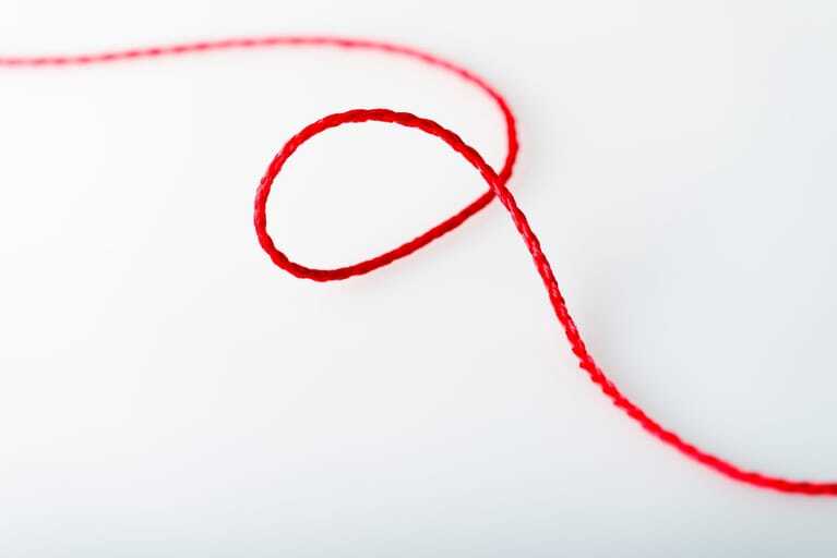 Roter Faden.