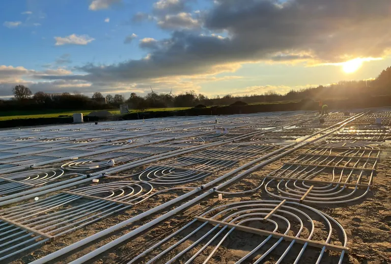 Gro&szlig;fl&auml;chige bodennahe Geothermie