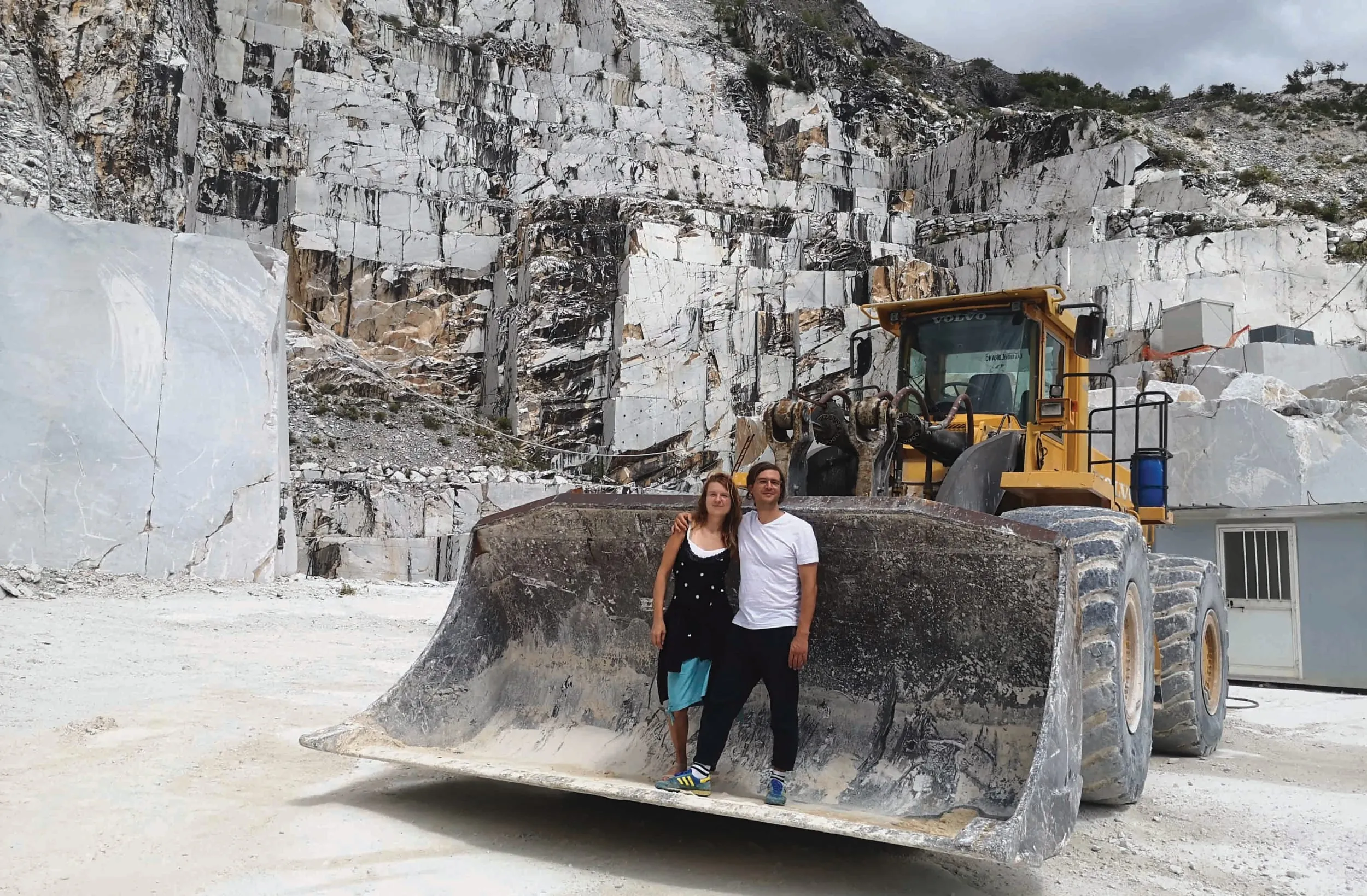 Marmor-Steinbruch in Carrara