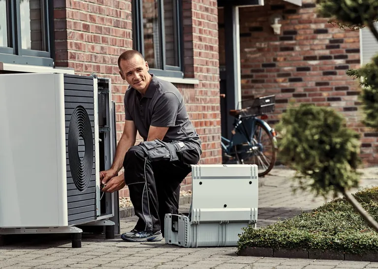 Einbau einer W&auml;rmepumpe