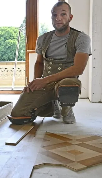 Parkettleger Sven Grunwald