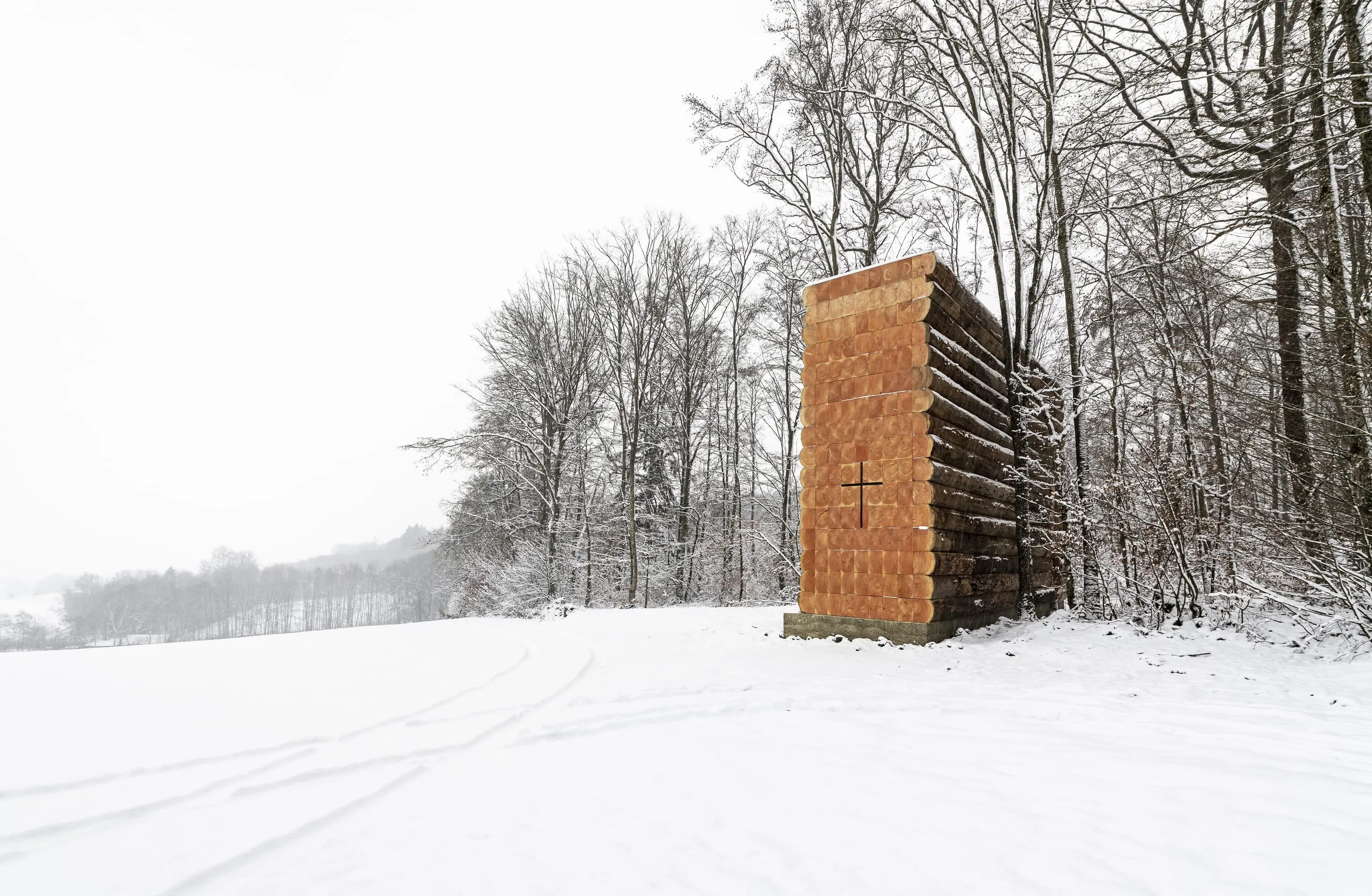 Die Pawson-Kapelle im Winter.