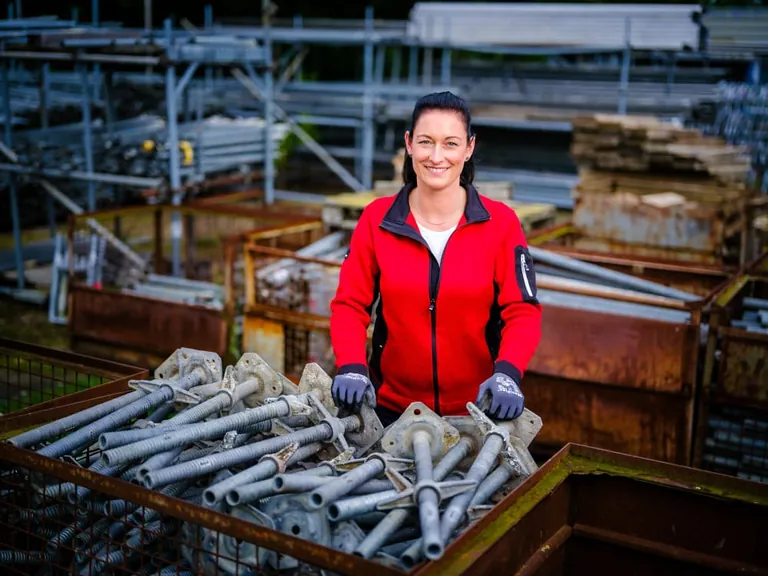 Gerüstbaumeisterin Silke Vogler