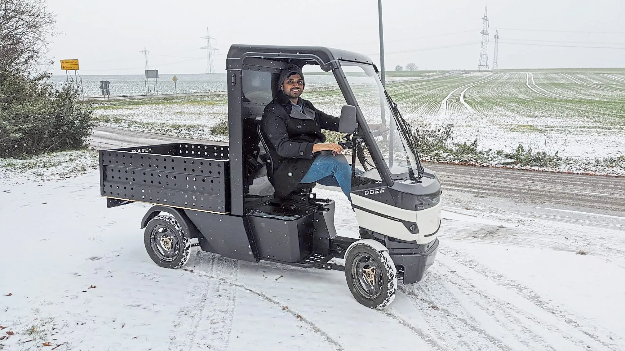 Der "Macher" von Metrucks: Elektro-Lastenrad auf vier Rädern