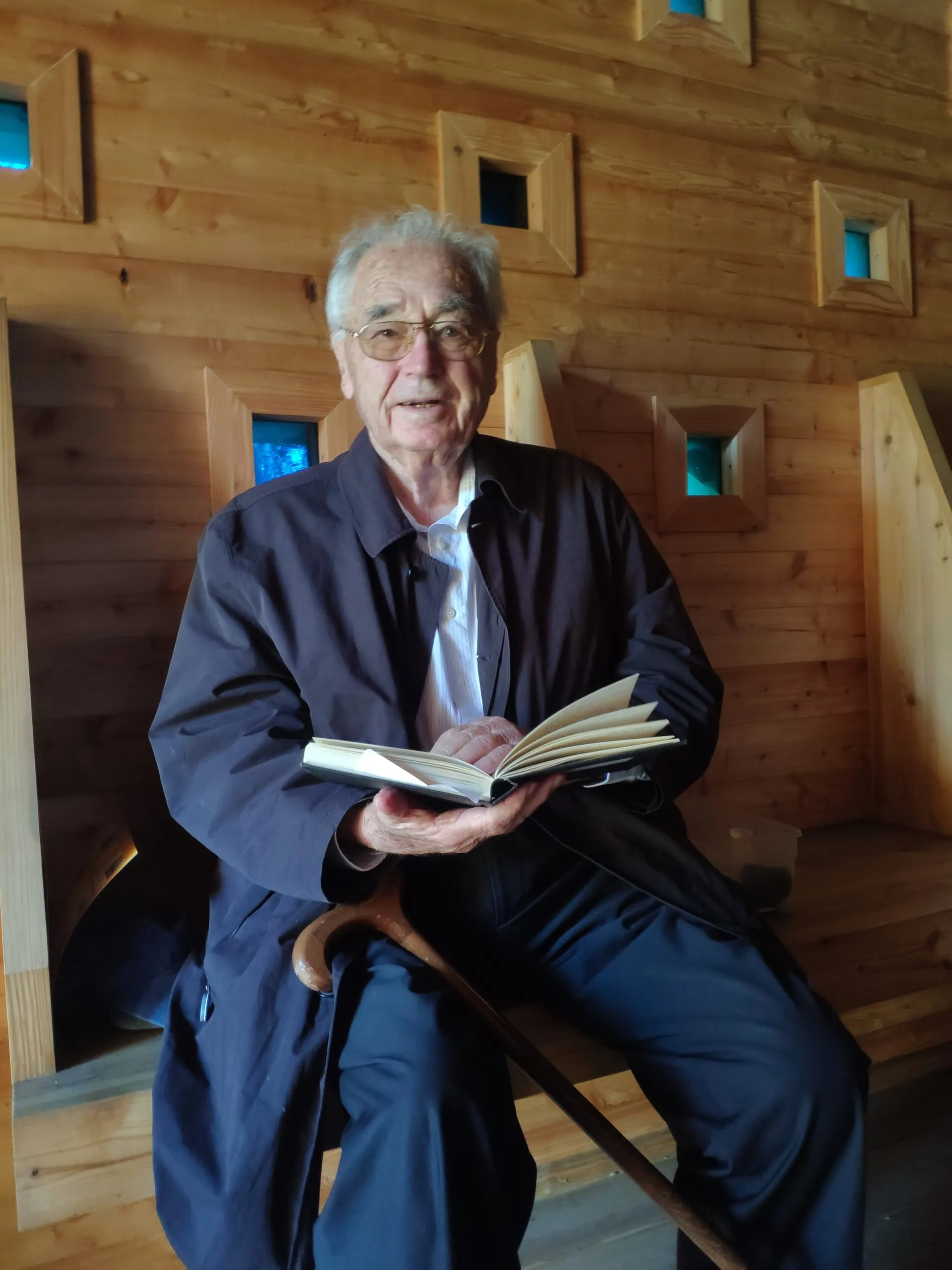 Stifter Siefried Denzel in der Mäckler-Kapelle