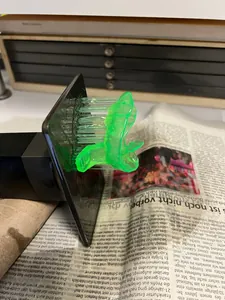 Mit dem 3D-Drucker k&ouml;nnen Hilfsmittel wie dieser Abdrucknehmer innerhalb von einer Stunde pr&auml;zise hergestellt werden.