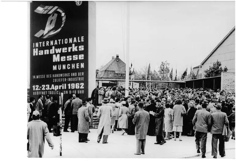 Ein Besuchermagnet: Die IHM im Jahr 1962