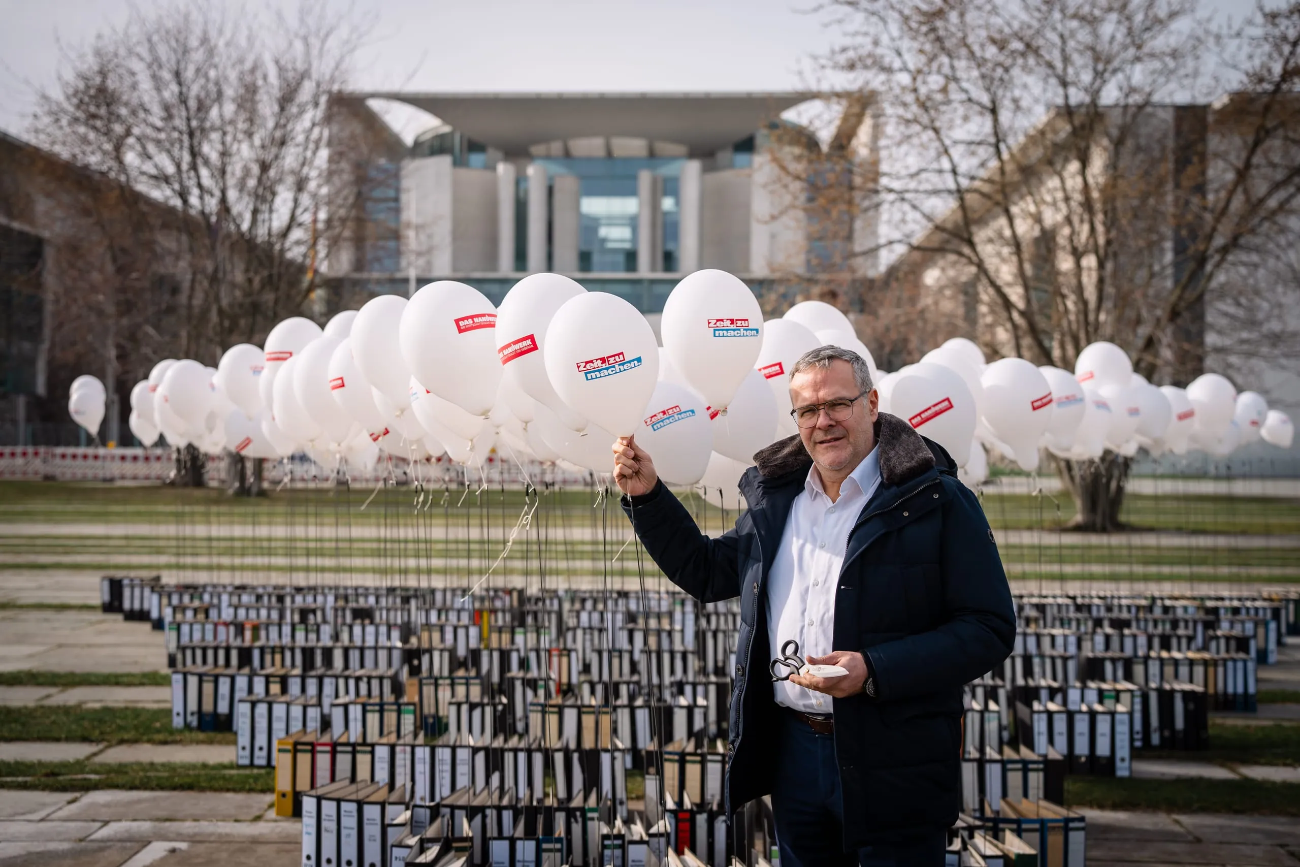 Protestaktion: Handwerk zieht vor das Kanzleramt