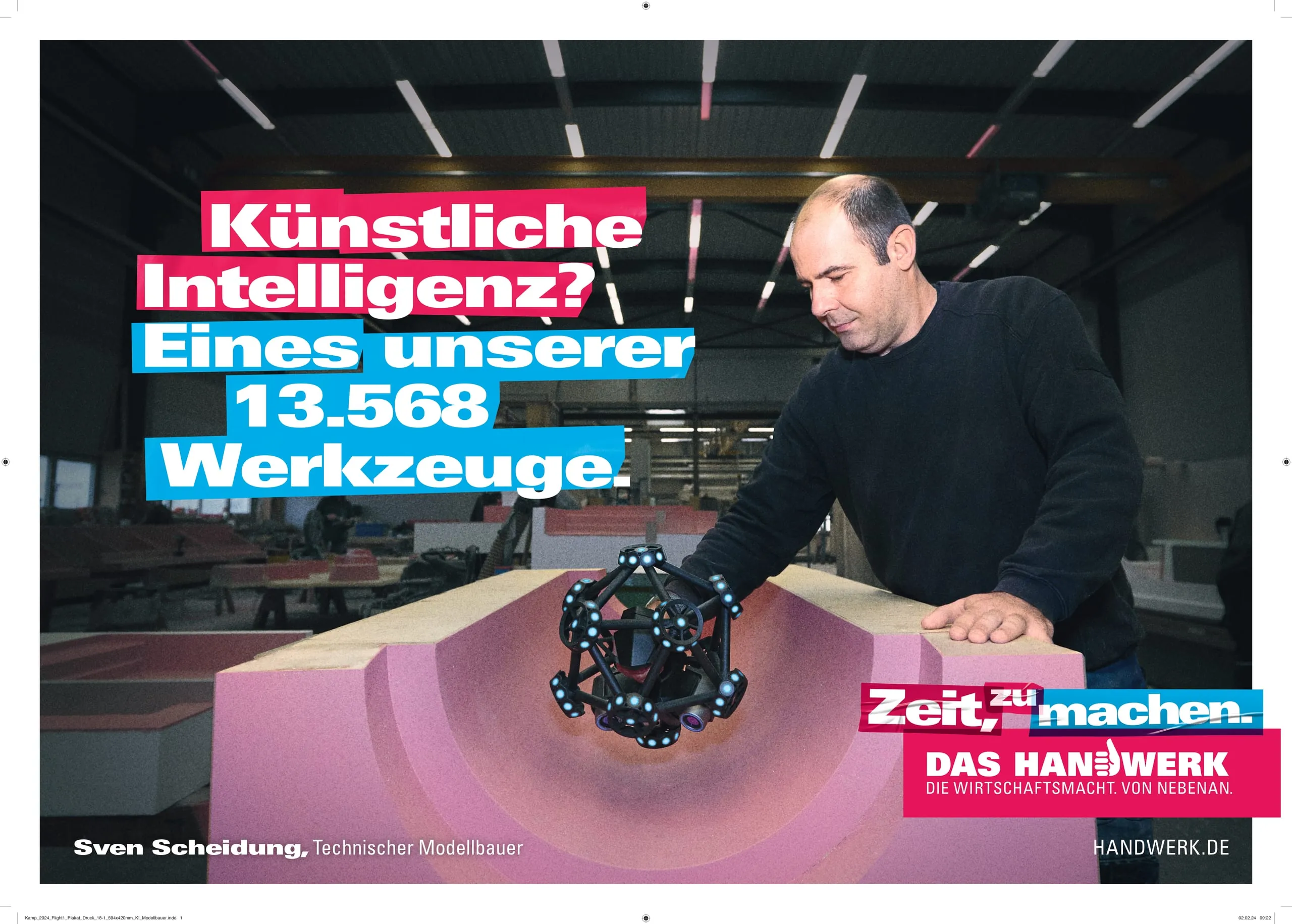 Kampagne "Zeit, zu machen": Technischer Modellbauer
