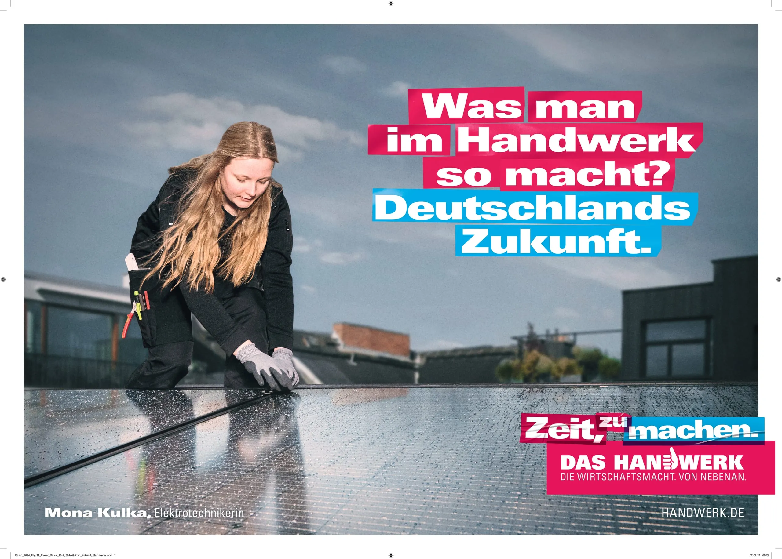 Handwerkskampagne "Zeit, zu machen": Alle Motive