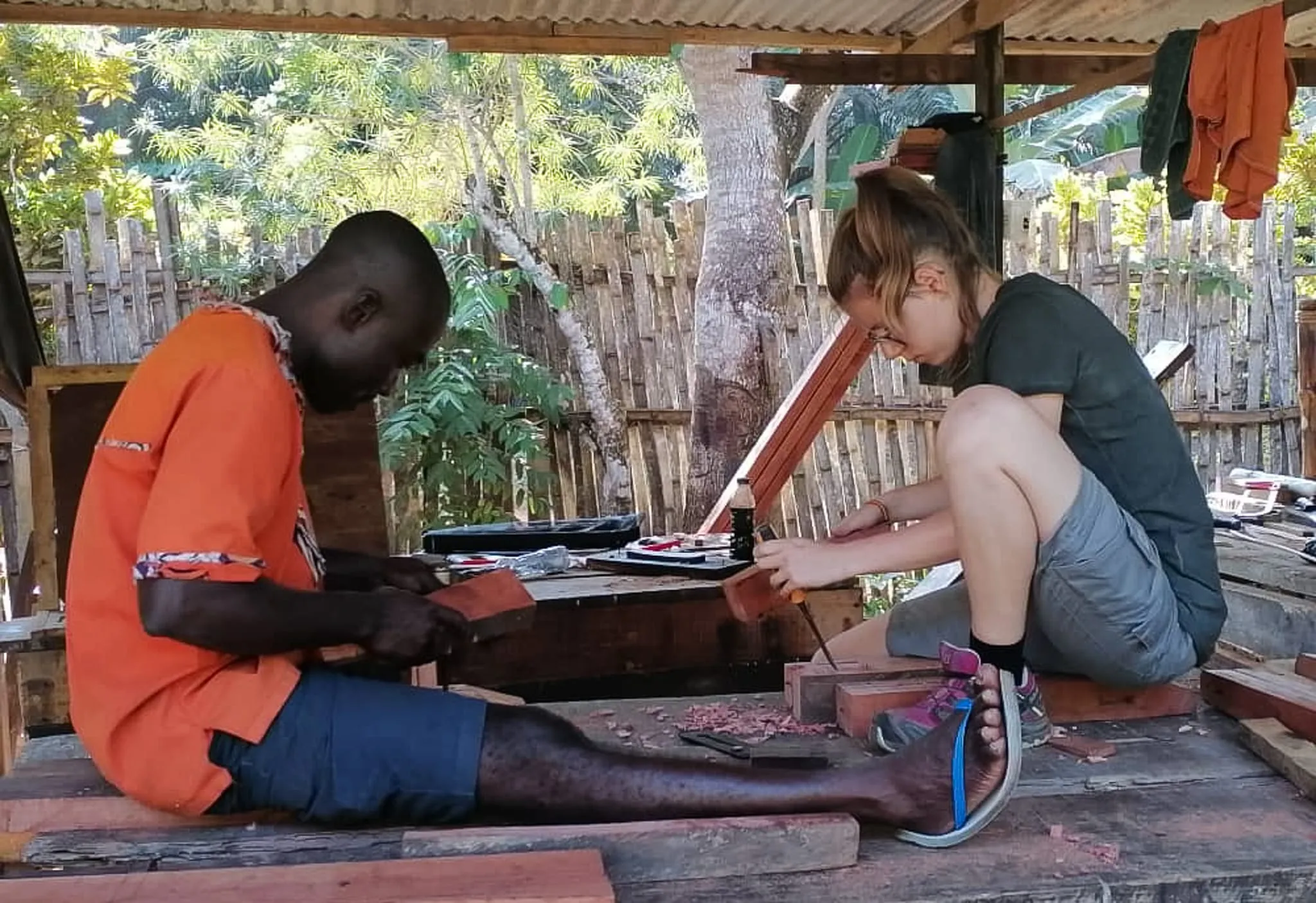 Unterwegs auf den Dächern Ghanas