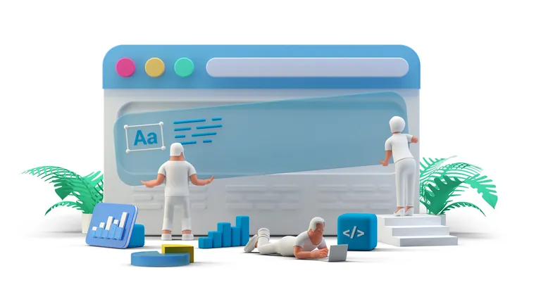 Internetseite wird aufgebaut