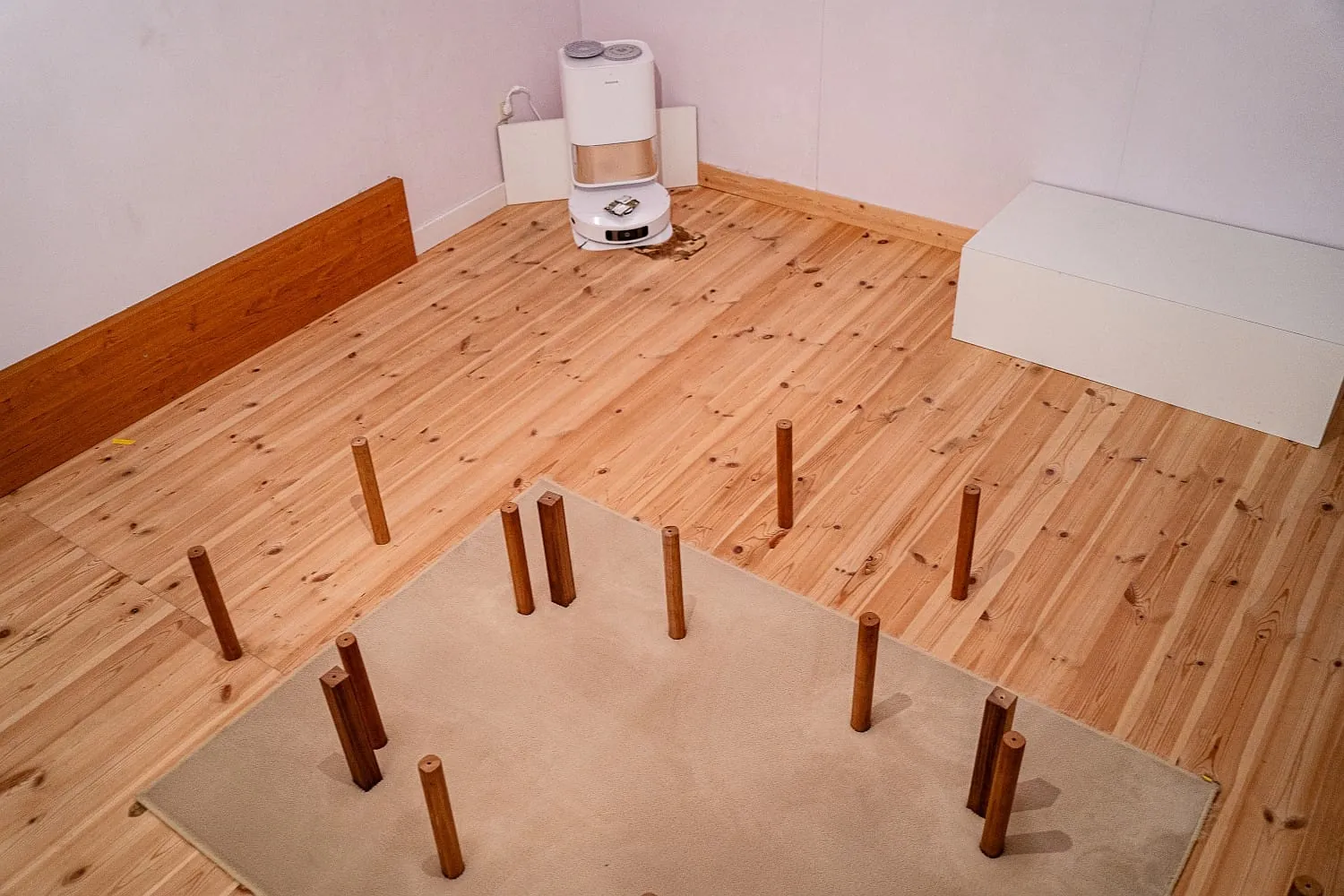 Saugroboter im Navigationsraum