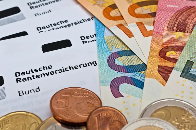 Geld, Briefkopf Rentenversicherung