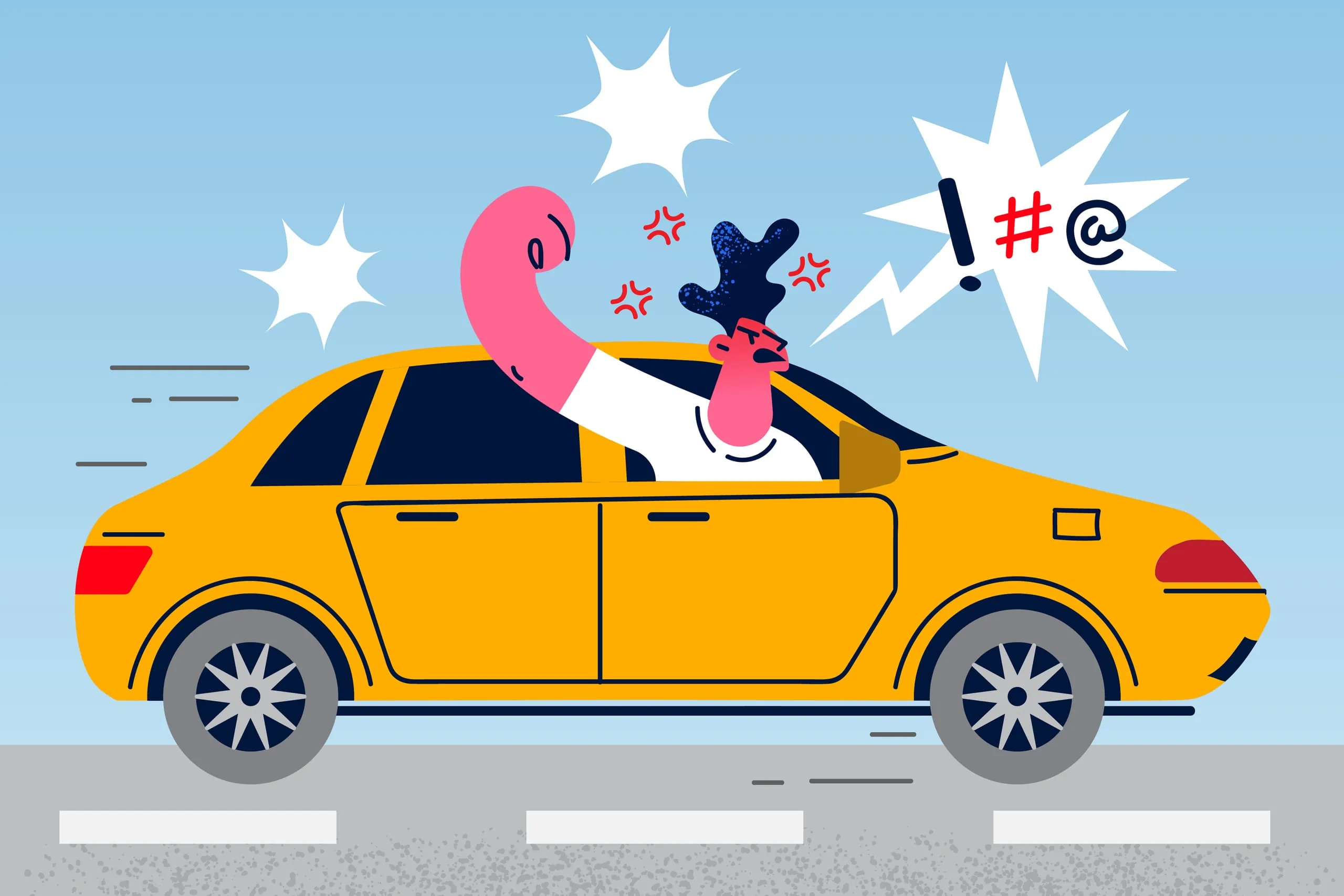 Das sind die beliebtesten Schimpfwörter deutscher Autofahrer