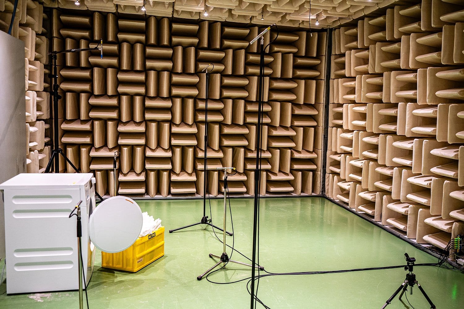 Lärmpegelmessung bei Wäschetrocknern